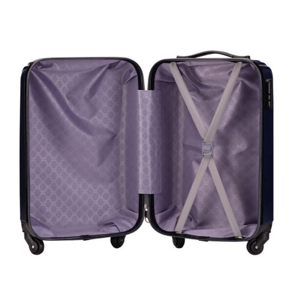 ABS Cabin Trolley Blue Luggage for Traveling Bags 3 Pic Suitcase Sets