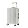Unisex Spinner Suitcase on Wheels ABS PC Travel Luggage with USB Charger Cup Holder TSA Lock