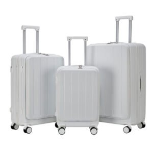 New 3 Pcs Luggage Fashionable Multifunctional Large Capacity Travel Case Student Luggage Bags Travel Luggage Suitcases