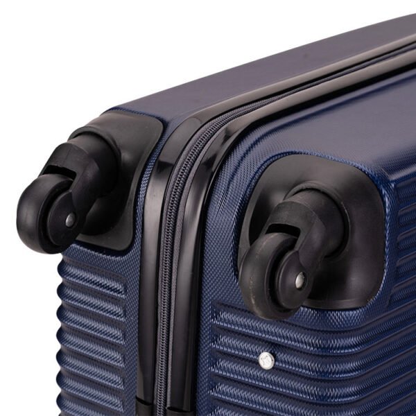 ABS Cabin Trolley Blue Luggage for Traveling Bags 3 Pic Suitcase Sets