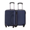 ABS Cabin Trolley Blue Luggage for Traveling Bags 3 Pic Suitcase Sets