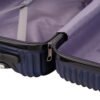 ABS Cabin Trolley Blue Luggage for Traveling Bags 3 Pic Suitcase Sets