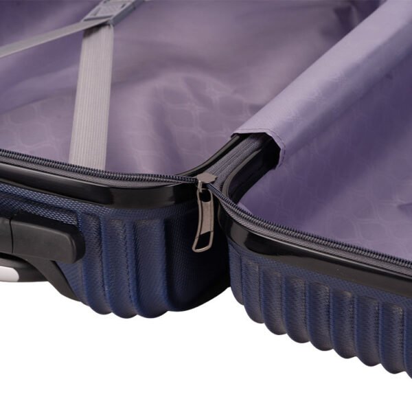 ABS Cabin Trolley Blue Luggage for Traveling Bags 3 Pic Suitcase Sets