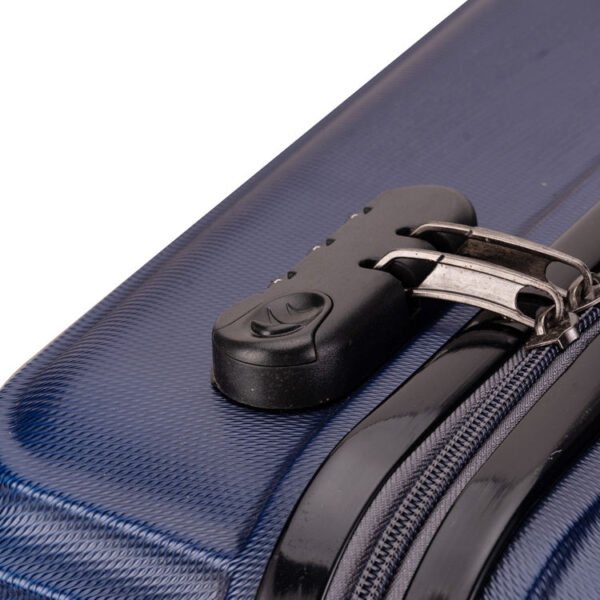 ABS Cabin Trolley Blue Luggage for Traveling Bags 3 Pic Suitcase Sets