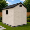 6 ft. x 4 ft. Outdoor Storage Shed – Weather-Resistant Garden Storage for Tools, Bikes & Equipment