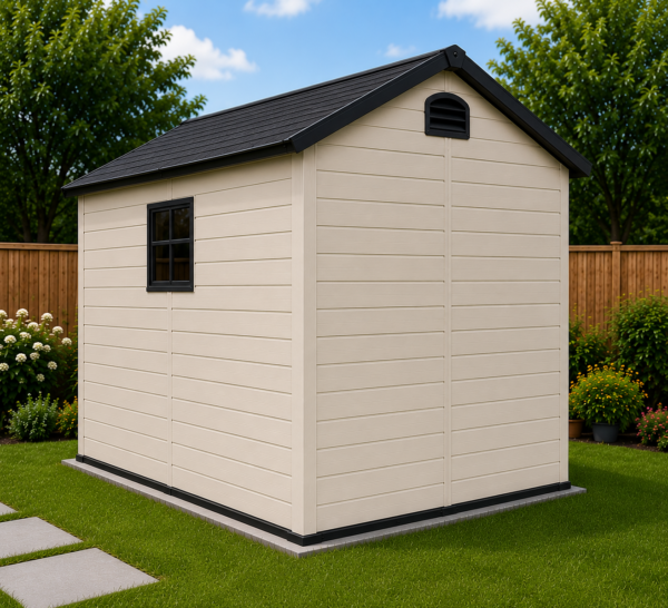 6 ft. x 4 ft. Outdoor Storage Shed – Weather-Resistant Garden Storage for Tools, Bikes & Equipment