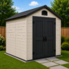 6 ft. x 4 ft. Outdoor Storage Shed – Weather-Resistant Garden Storage for Tools, Bikes & Equipment
