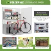 Compact 5×3 FT Waterproof Resin Storage Shed with Floor